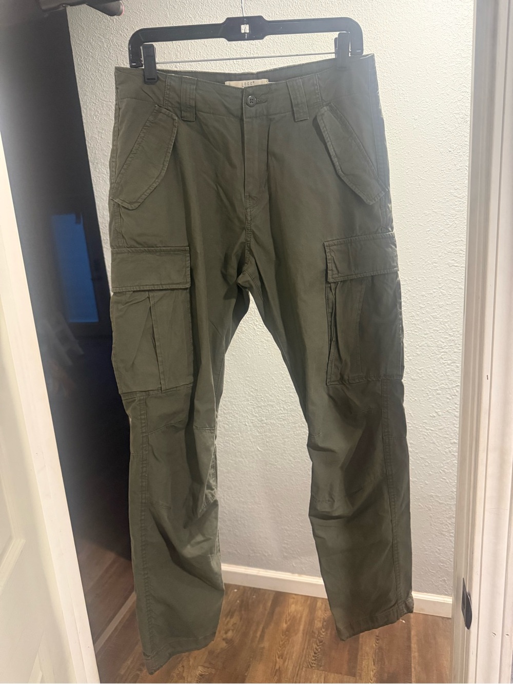 H&M Olive Green Cargo Pants with Multiple Pockets